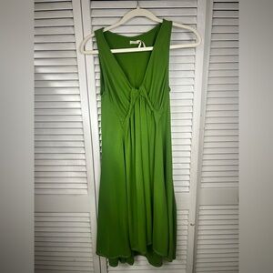 Leon Max Green Sleeveless Dress‎ Size Small